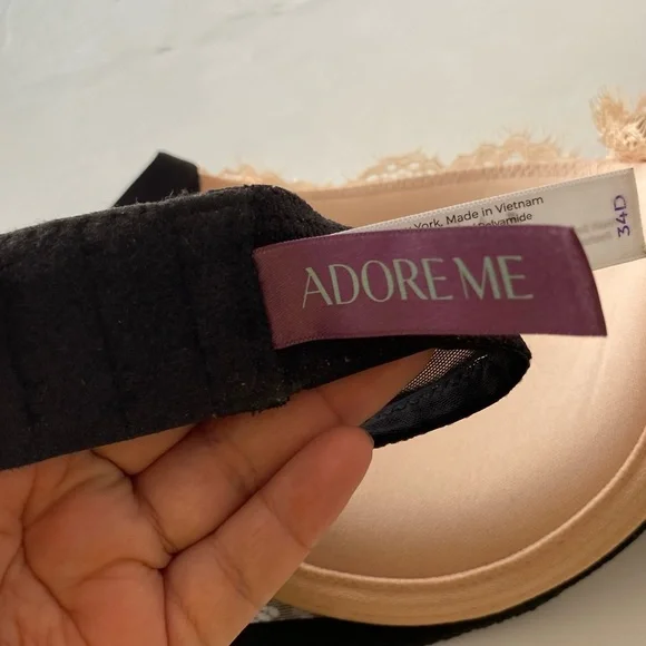 Adore Me Emanuelly Push Up Balconette Bra 34D - Picture 5 of 7